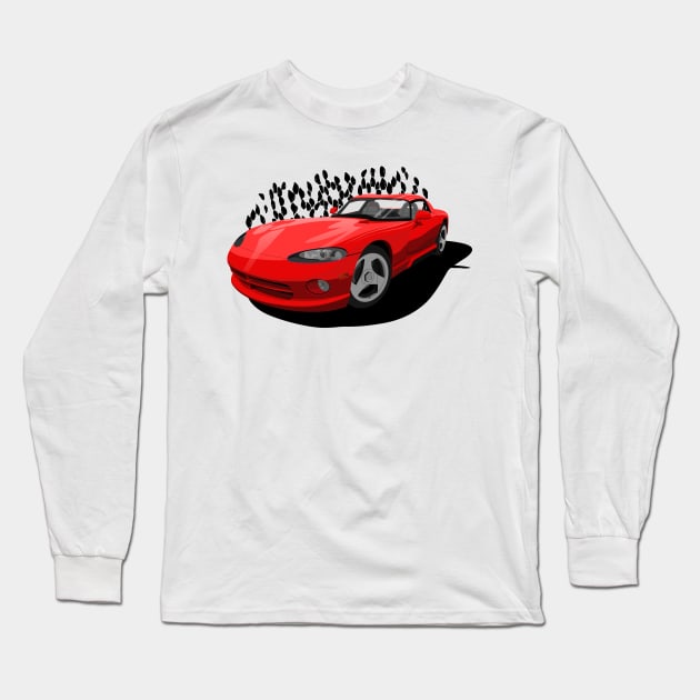 Venomous Long Sleeve T-Shirt by AutomotiveArt